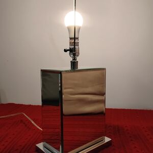 Modern Silver Table Lamp